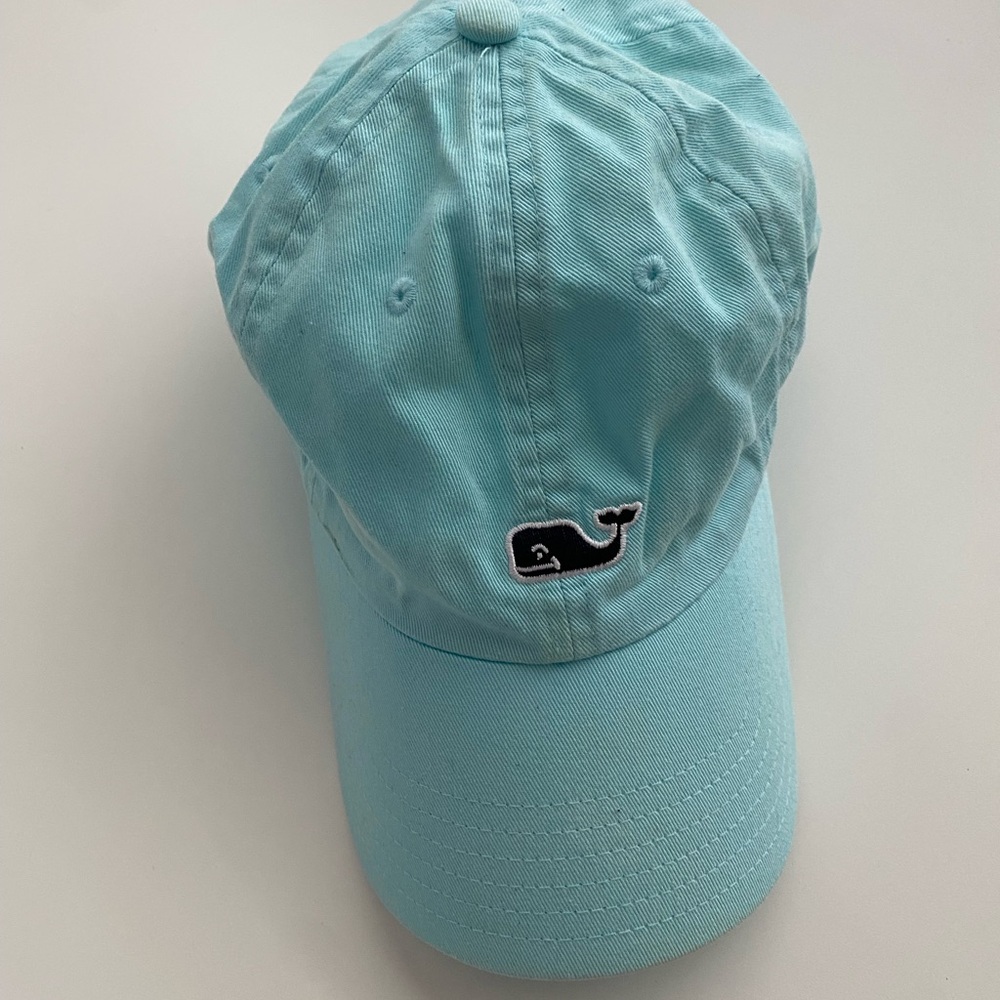Vineyard Vines Light Blue Whale Logo Hat